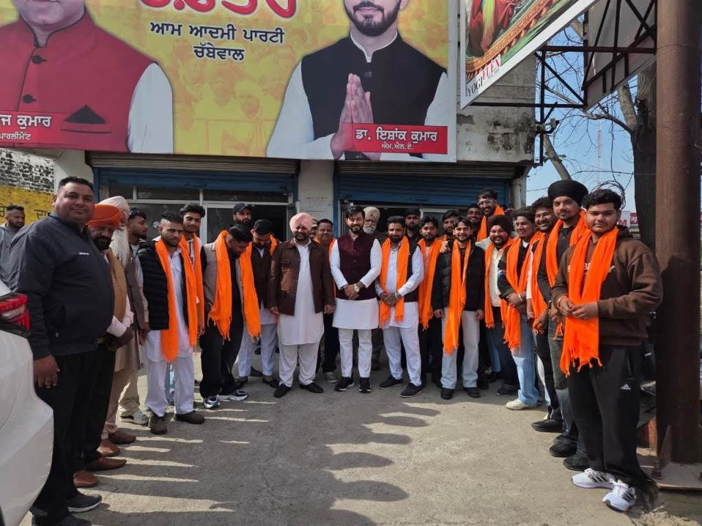 BJP Youth President Dr Ishank joined AAP after supporting his work
